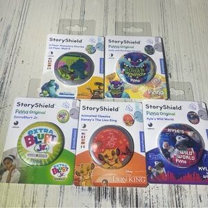 Lot Of 5 Story Shield For StoryPhones Pixar Monsters Kyle’s,The Lion King